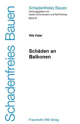 Fester Einband Schäden an Balkonen von Nils Oster