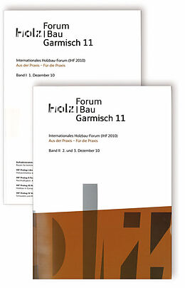 Kartonierter Einband 17. Internationales Holzbau-Forum. 2 Bd. von 