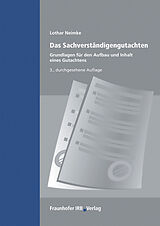 E-Book (pdf) Das Sachverständigengutachten. von Lothar Neimke