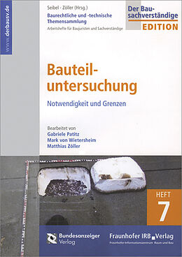 Kartonierter Einband Bauteiluntersuchung von Gabriele Patitz, Mark von Wietersheim, Matthias Zöller