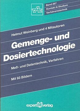 Kartonierter Einband Gemenge- und Dosiertechnologie von Helmut Weinberg