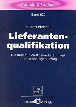 Kartonierter Einband Lieferantenqualifikation von Hubert Pfefferli