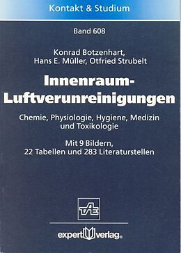 Kartonierter Einband Innenraum-Luftverunreinigungen von Konrad Botzenhart, Hans E. Müller, Otfried Strubelt