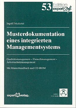Kartonierter Einband Musterdokumentation eines integrierten Managementsystems von Ingolf Friederici