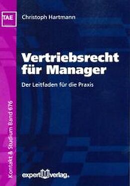 Paperback Vertriebsrecht für Manager von Christioph Hartmann