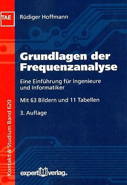 Kartonierter Einband Grundlagen der Frequenzanalyse von Rüdiger Hoffmann