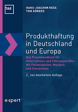 E-Book (pdf) Produkthaftung in Deutschland und Europa von Hans-Joachim Hess, Tom Gördes