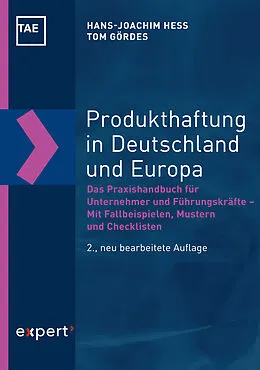 E-Book (pdf) Produkthaftung in Deutschland und Europa von Hans-Joachim Hess, Tom Gördes