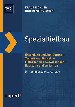 E-Book (pdf) Spezialtiefbau von Klaus Eichler, Frank Berndt, Steffan Binde