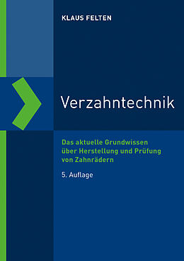 E-Book (pdf) Verzahntechnik von Klaus Felten