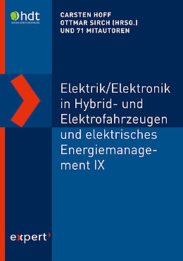 E-Book (pdf) Elektrik/Elektronik in Hybrid- und Elektrofahrzeugen und elektrisches Energiemanagement IX von 