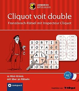 Kartonierter Einband Lernkrimi-Rätselblock: Französisch-Rätsel mit Inspecteur Cliquot von Tim Pirard