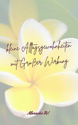 E-Book (epub) kleine Alltagsgewohnheiten mit Großer Wirkung von Mareike W.