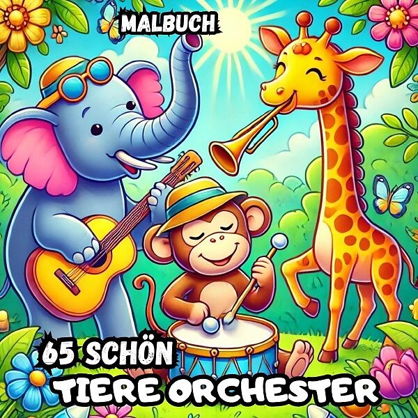 TIERE ORCHESTER Malbuch