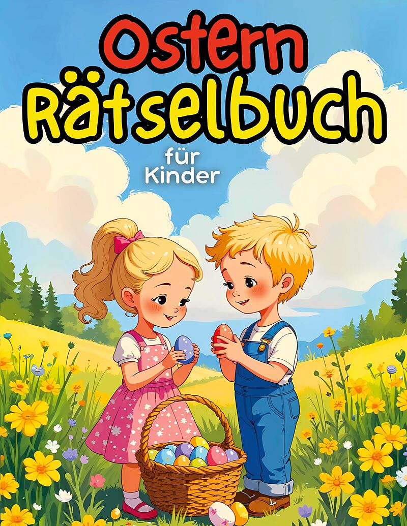 Ostern Rätselbuch für Kinder