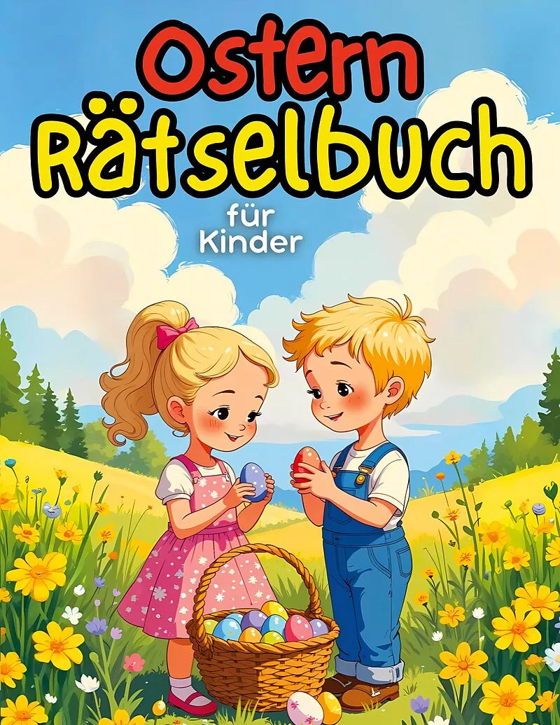 Ostern Rätselbuch für Kinder