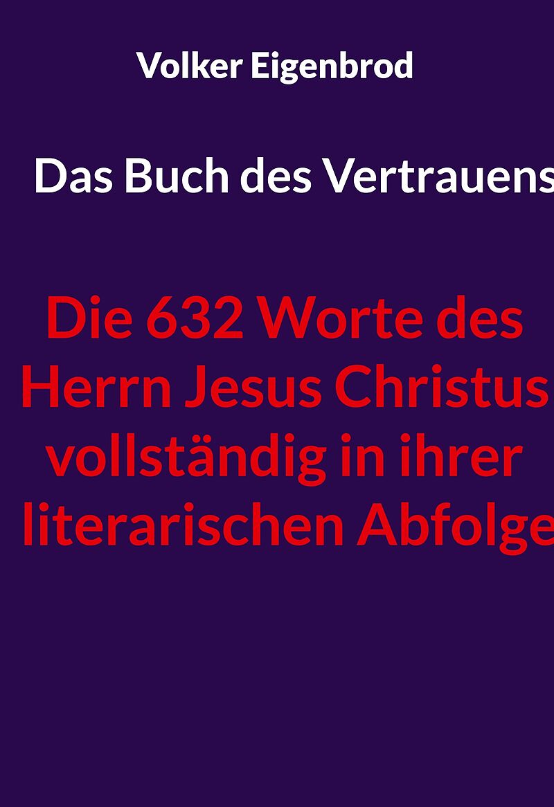 Das Buch des Vertrauens