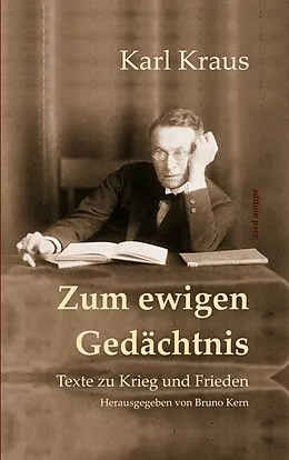 E-Book (epub) Zum ewigen Gedächtnis von Karl Kraus