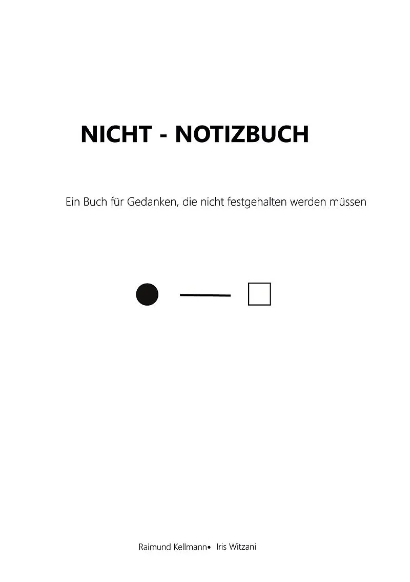 Nicht - Notizbuch