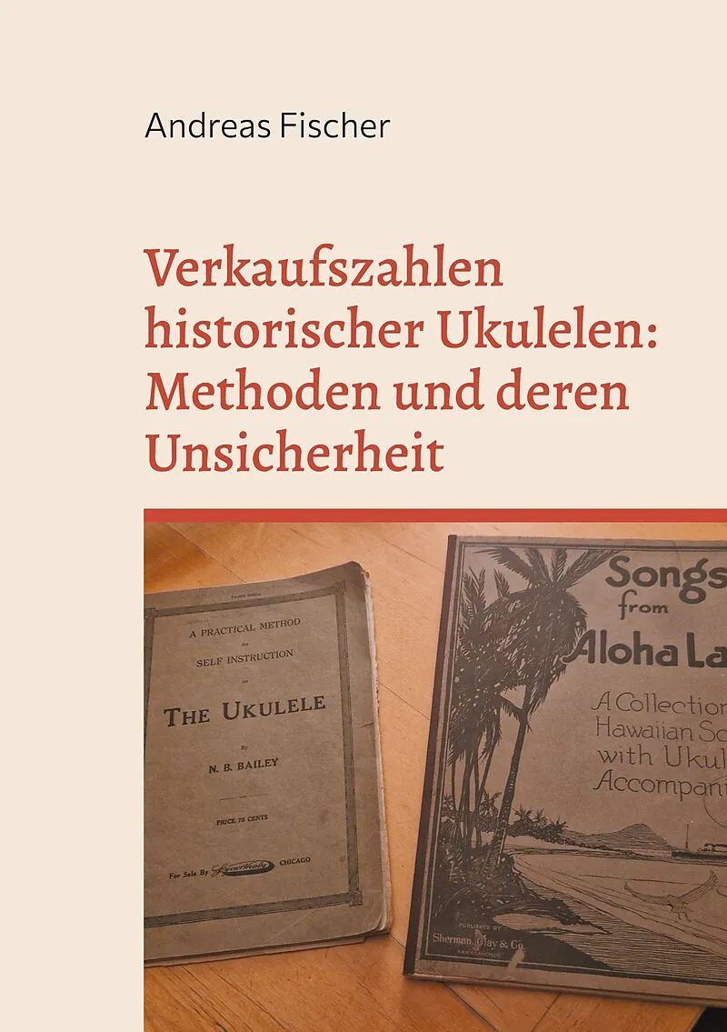 Verkaufszahlen historischer Ukulelen: Methoden und deren Unsicherheit