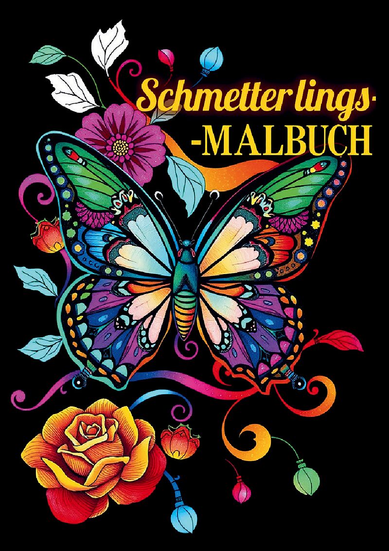 Schmetterlings- Malbuch
