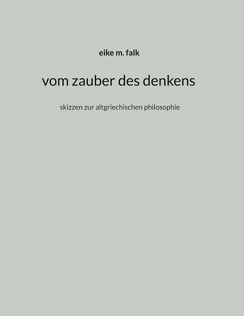 vom zauber des denkens