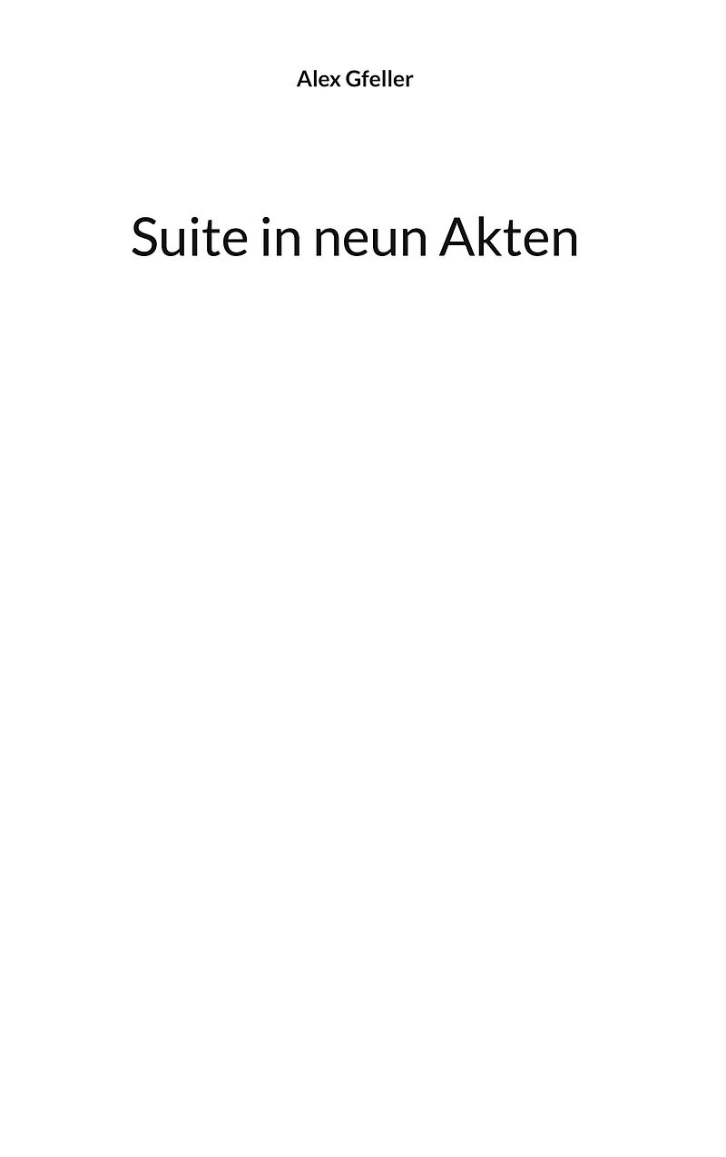 Suite in neun Akten