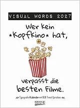 Kalender Visual Words 2027 von 