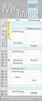 Kalender My Timer 2027 von 