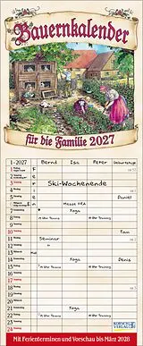 Kalender (Kal) Bauernkalender 2027 von Christa Versley