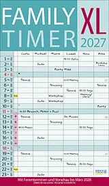 Kalender XL Family Timer 2027 von