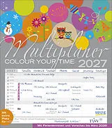 Kalender Multiplaner - Colour your time 2027 von Beate Halbleib