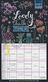 Kalender Lovely Chalk Timer 2027 von Mo Büdinger