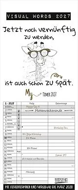 Kalender My Timer Visual Words 2027 von 