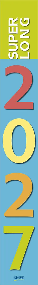 Kalender Super Long 2027 von 