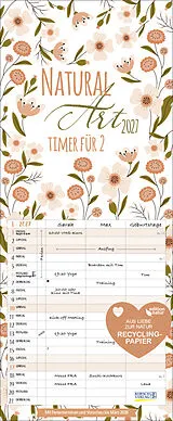 Kalender Natural Art Timer für 2 Recyclingpapier 2027 von 