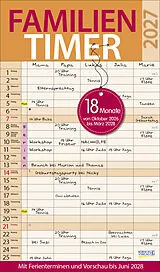 Kalender Familientimer 18 Monate 2027/2028 von 