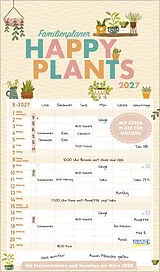 Kalender Familienplaner Happy Plants 2027 von 