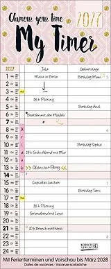 Kalender My Timer - Glamour your Time 2027 von 