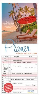 Kalender Planer für die besten Jahre 2027 von