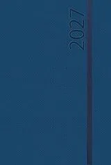 Fester Einband Buchkalender Wochentimer Spirale dunkelblau 2027 von 