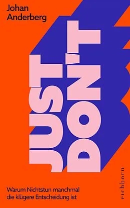 E-Book (epub) Just don't von Johan Anderberg