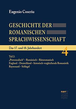 E-Book (pdf) Geschichte der romanischen Sprachwissenschaft von Eugenio Coseriu