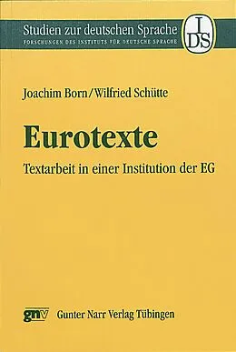 E-Book (pdf) Eurotexte von Joachim Born, Wilfried Schütte
