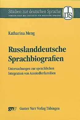 E-Book (pdf) Russlanddeutsche Sprachbiografien von Katharina Meng