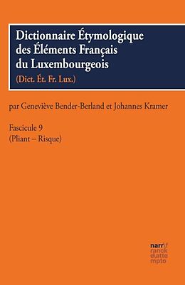 Paperback Dictionnaire Étymologique des Éléments Francais du Luxembourgeois von 