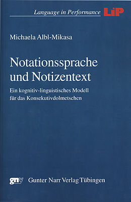 Kartonierter Einband Notationssprache und Notizentext von Michaela Albl-Mikasa