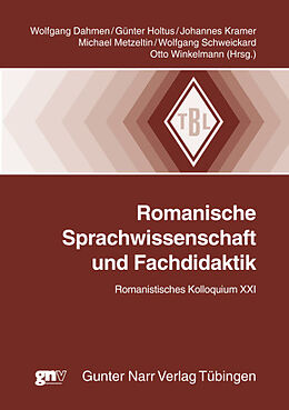 Kartonierter Einband Romanische Sprachwissenschaft und Fachdidaktik von 
