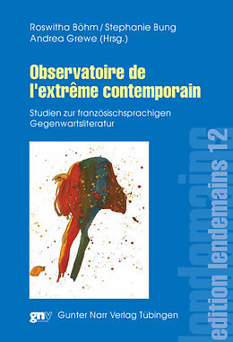 Kartonierter Einband Observatoire de l'extrème contemporain von Roswitha Boehm