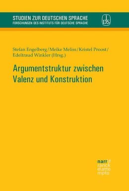 Paperback Argumentstruktur zwischen Valenz und Konstruktion von 